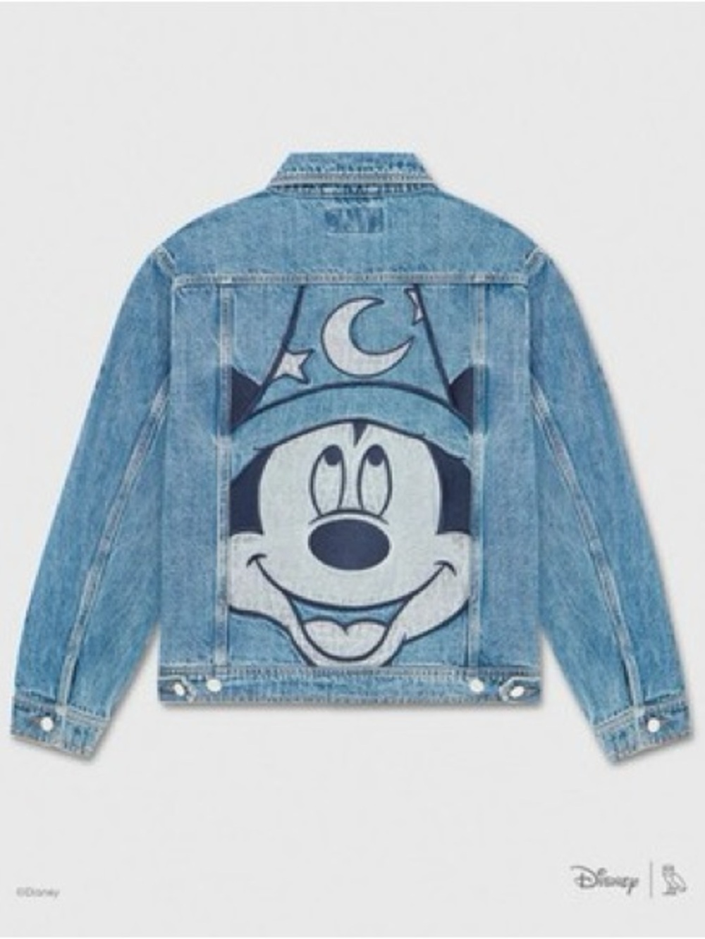 OVO x Disney collab Fantasia Mickey Mouse denim jean jacket